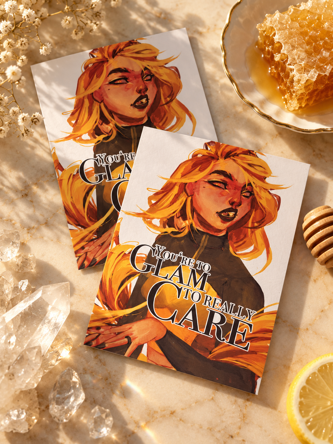 Bea Sour Candy Art Card