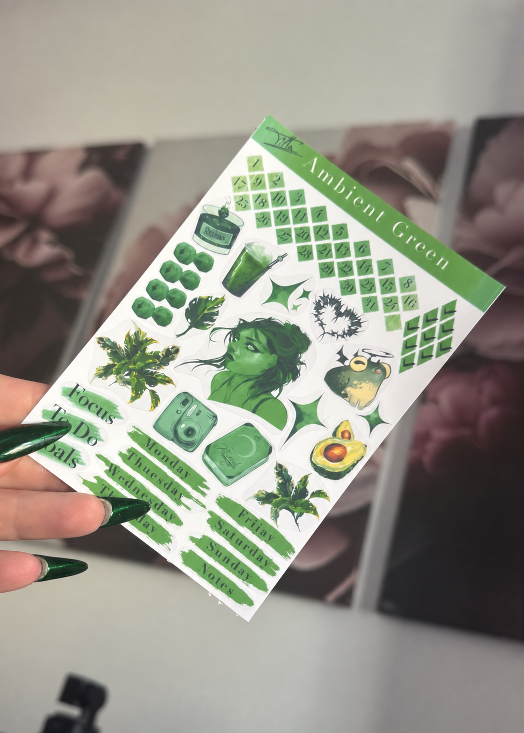 Ambient Green Stickersheet