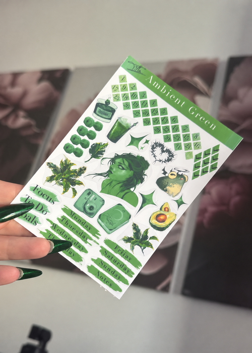 Ambient Green Stickersheet
