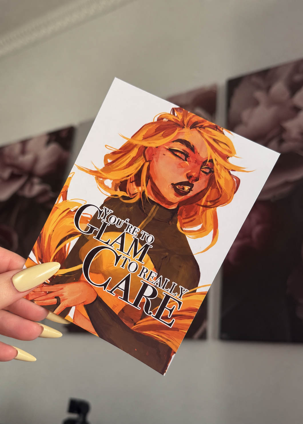 Bea Sour Candy Art Card