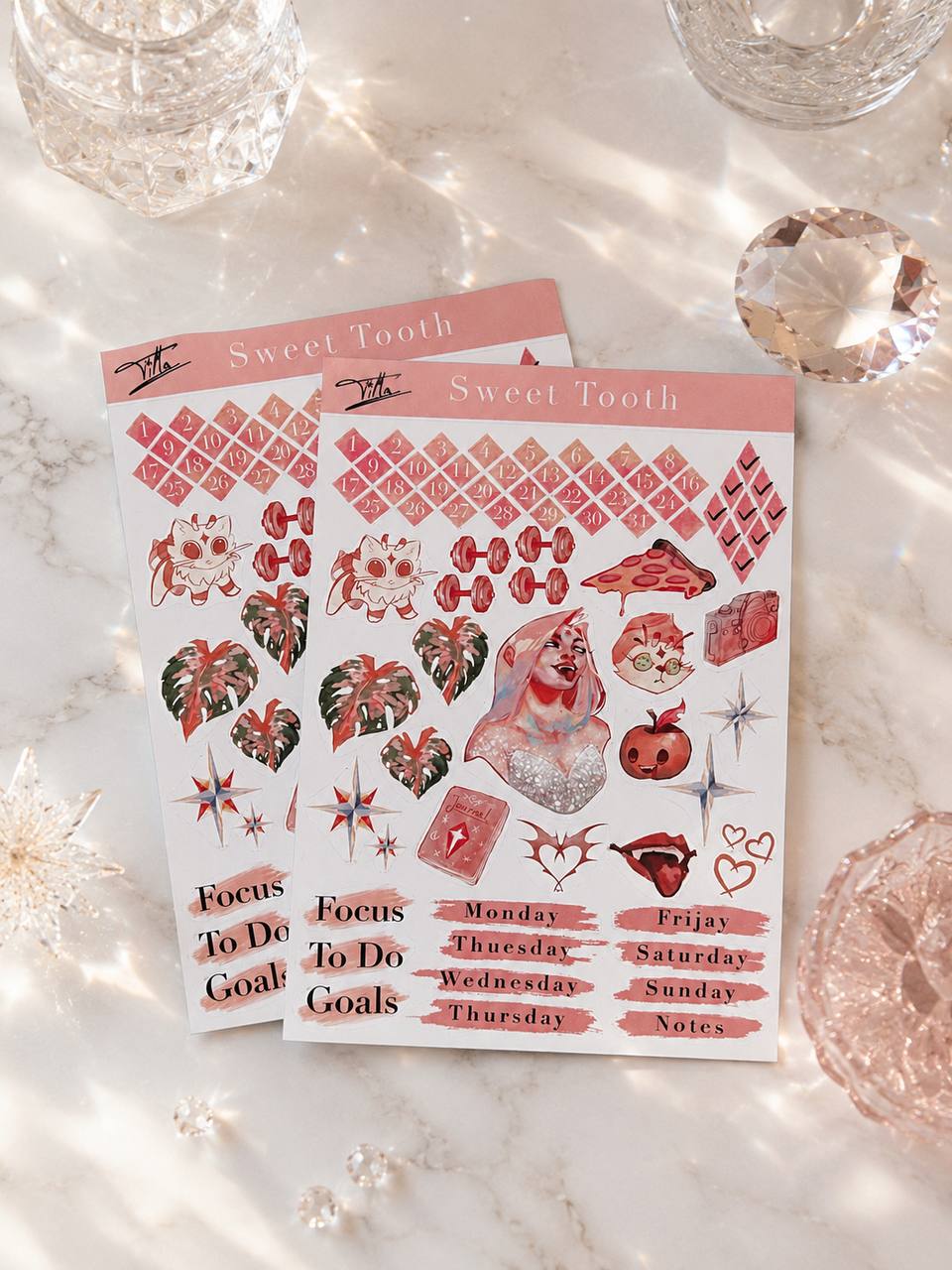 Sweet Tooth Stickersheet