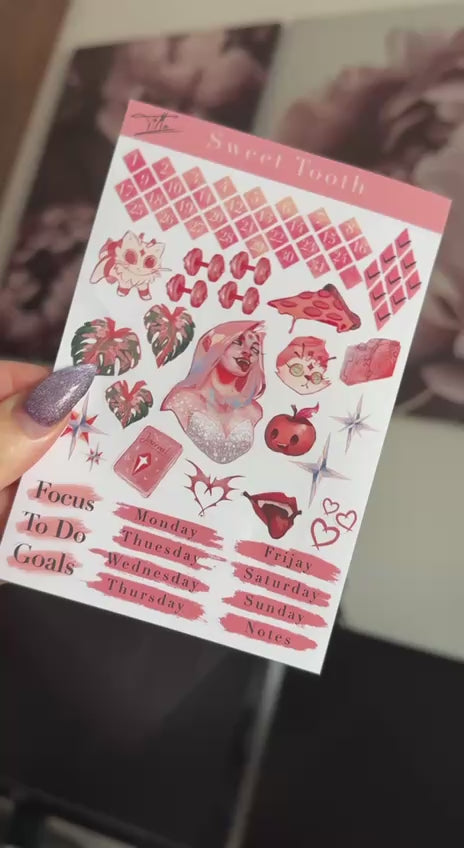 Sweet Tooth Stickersheet